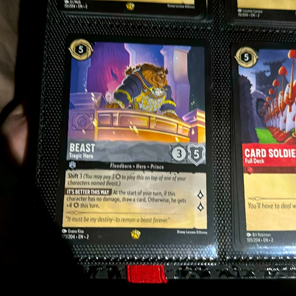 Disney Lorcana Beast Tragic Hero 173/204 - Non Foil - LP